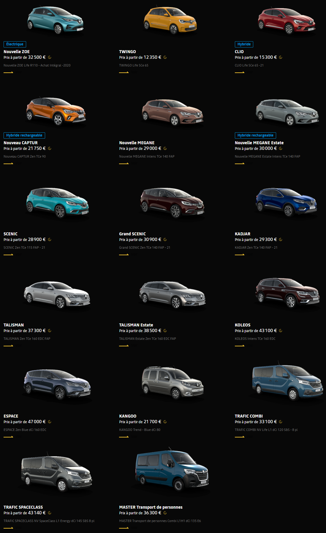Découvrez les gammes Renault Découvrez les gammes Renault